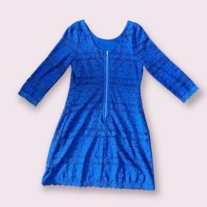 Xhilaration Royal Blue Lace Dress Wedding Formal Casual